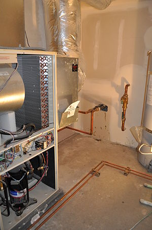 Ground source heating and cooling